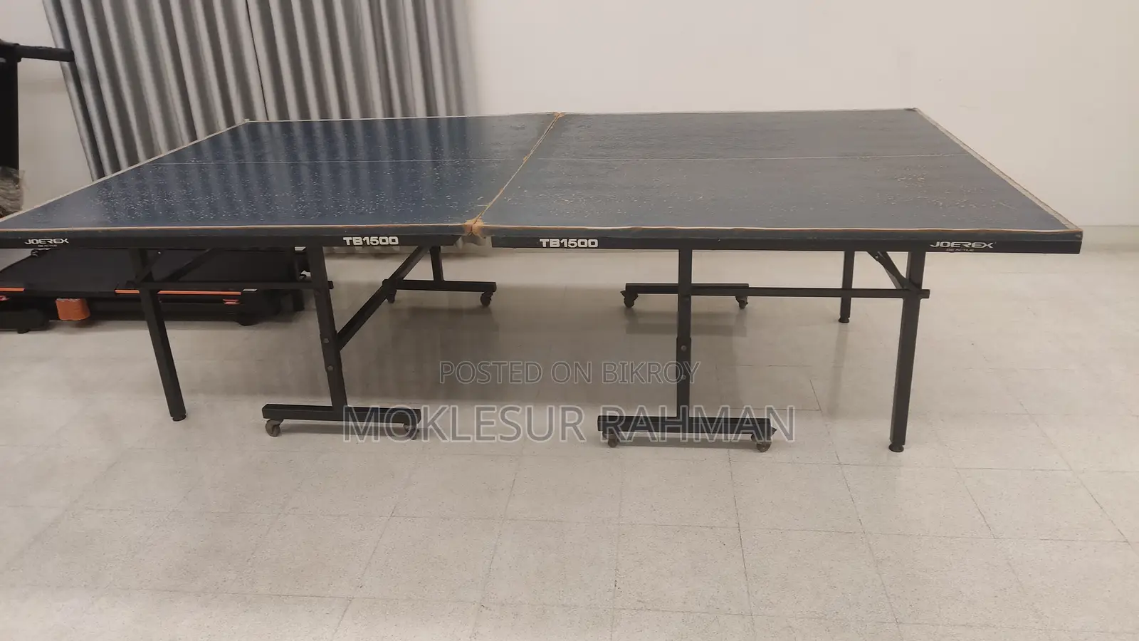 Joerex Foldable Table Tennis Table Tb1500