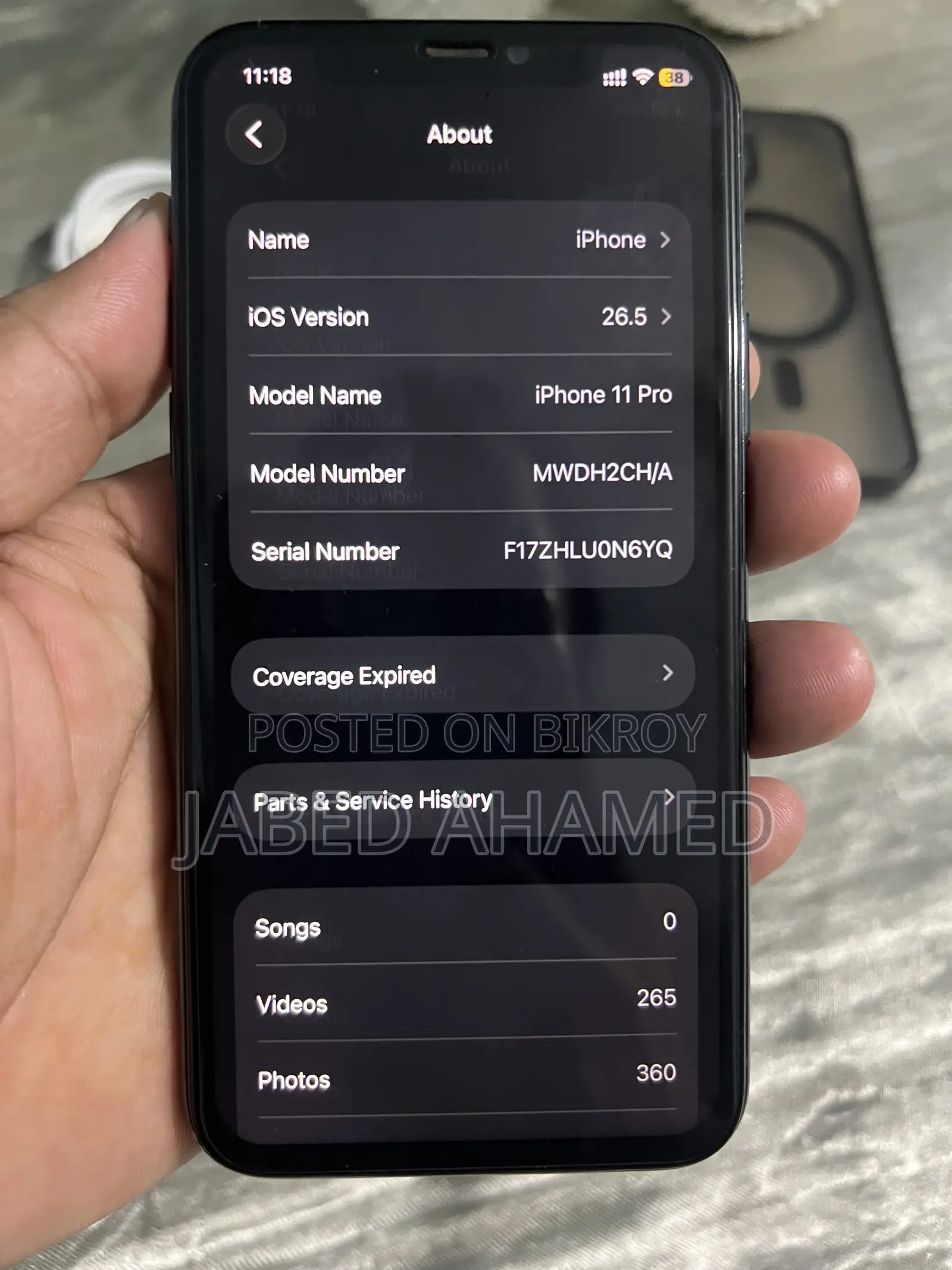 অ্যাপল আইফোন ১১ প্রো ২৫৬ জিবি সবুজ