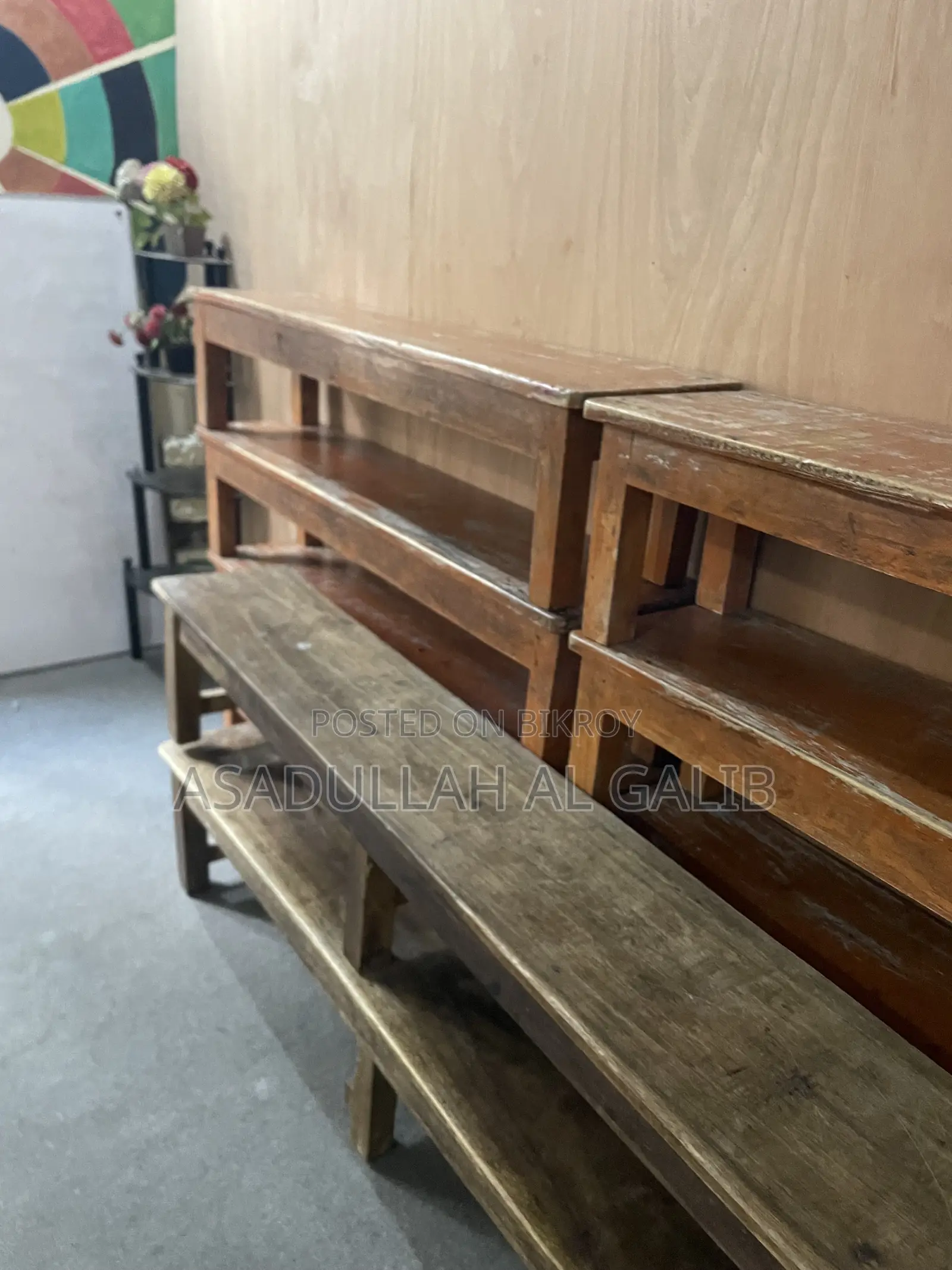 16 Class Low Tables for Madrasa