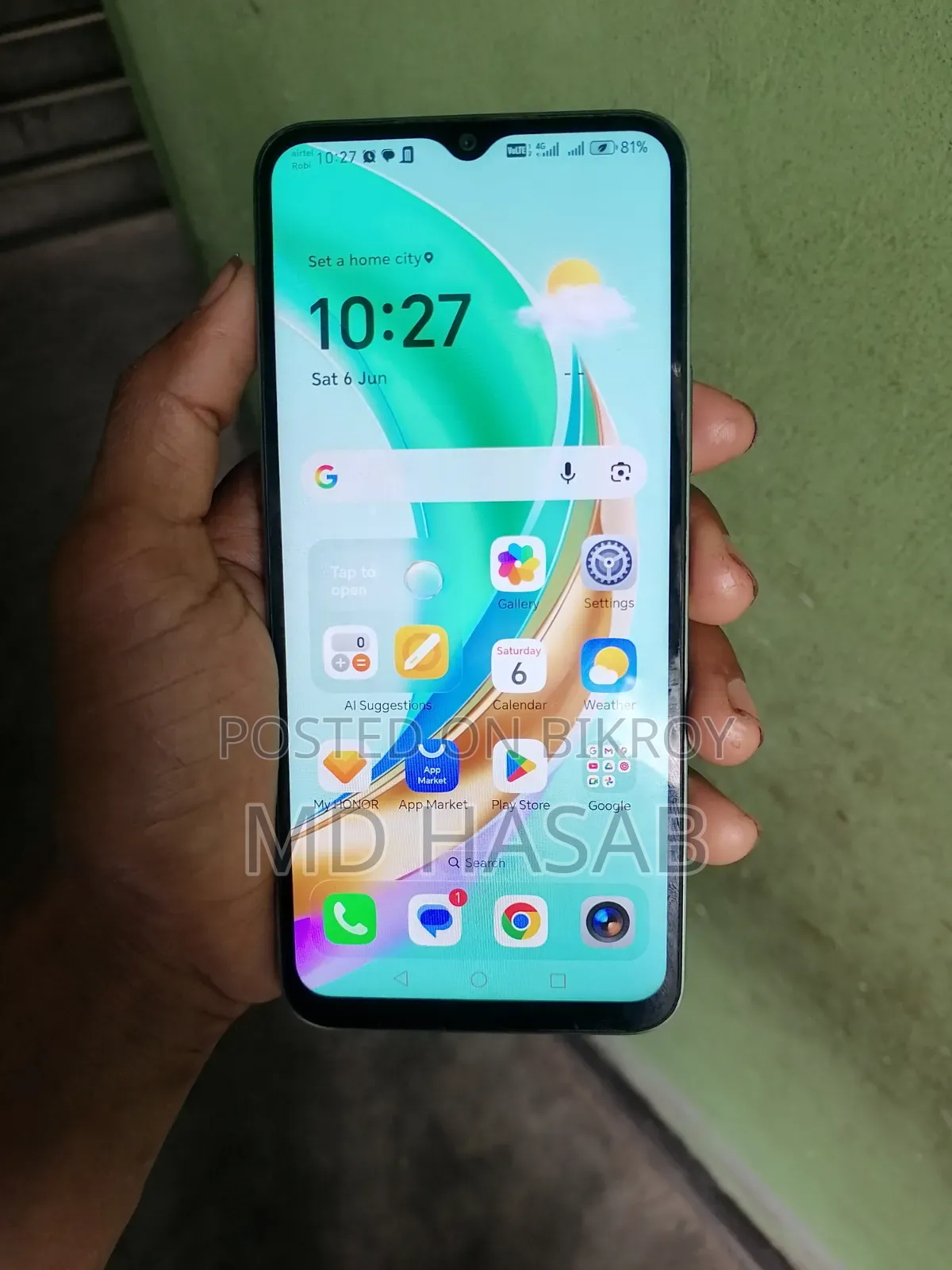 Honor X6b 128 GB Green