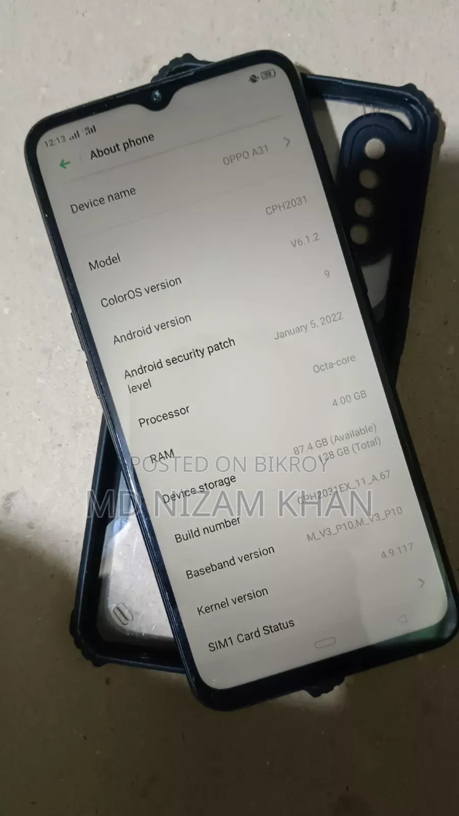 Oppo A31 128 GB Black