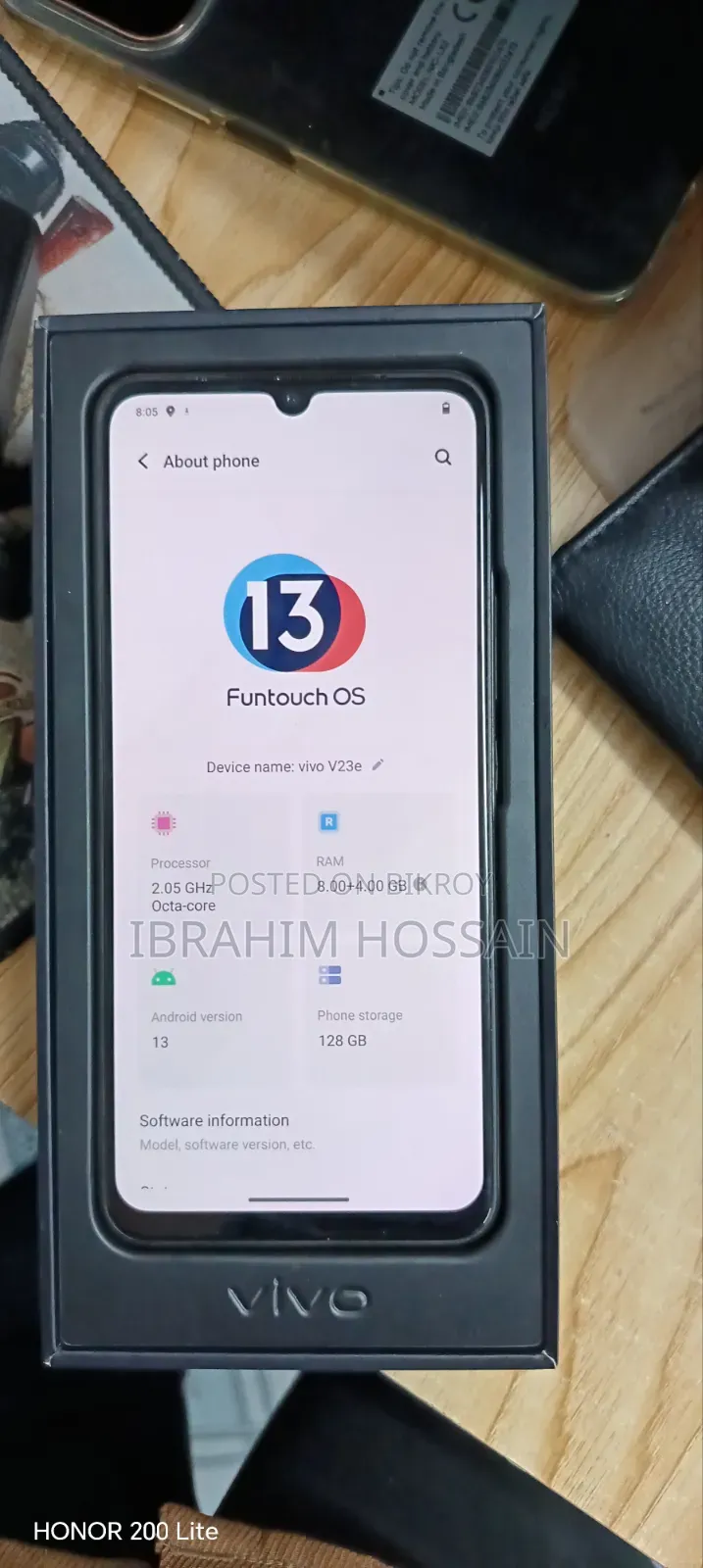 Vivo V23 128 GB Rose Gold
