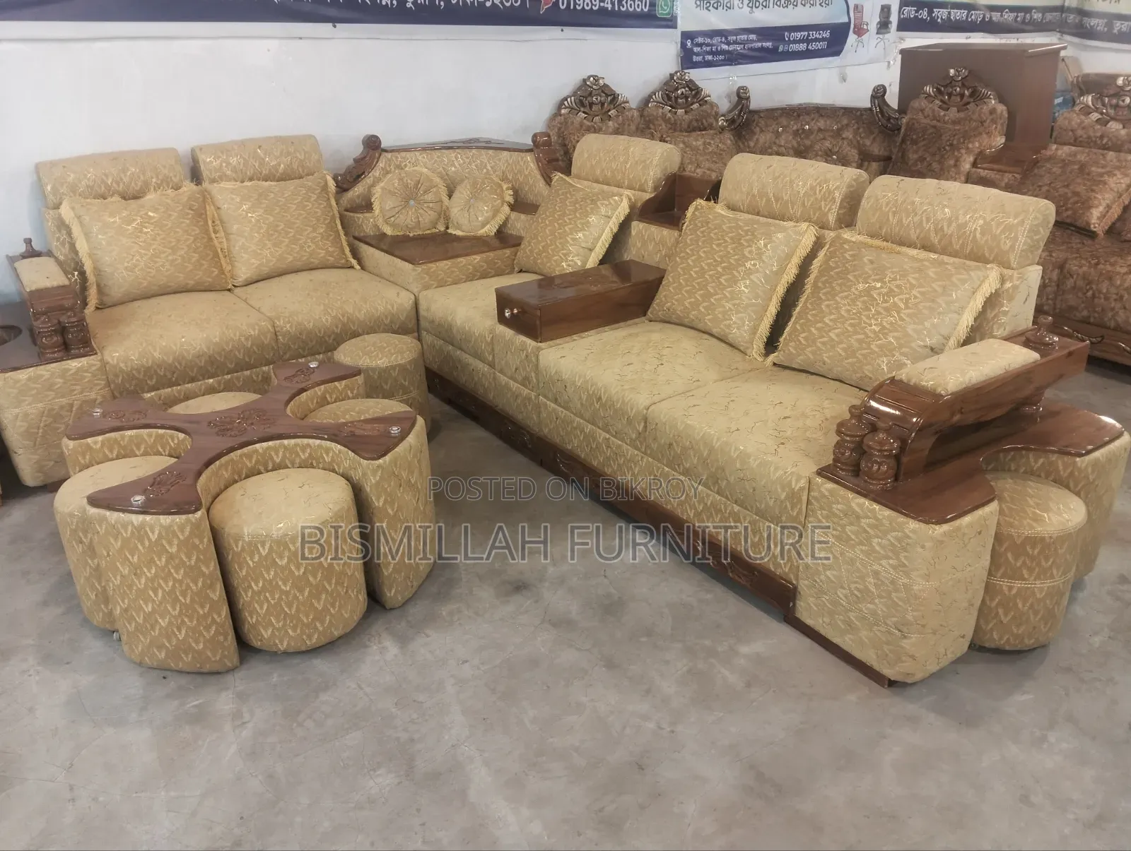 Teak Wood Sofa