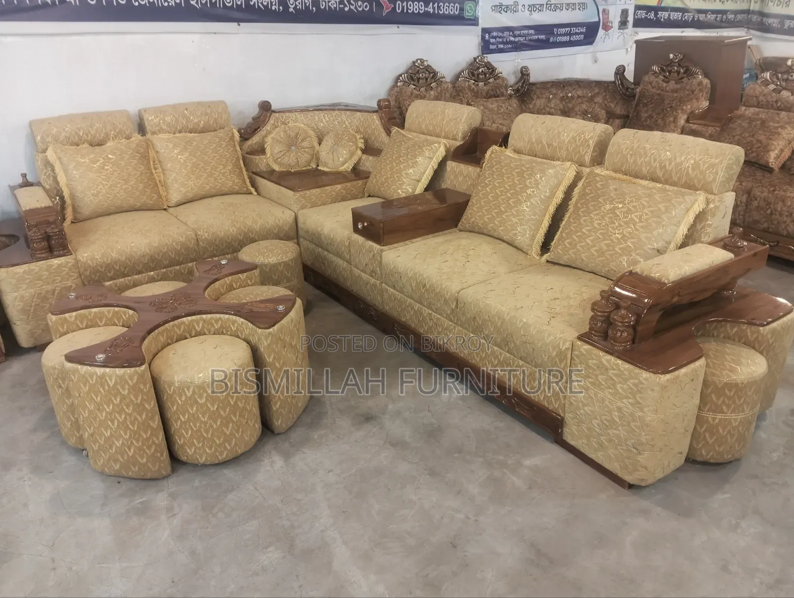 Teak Wood Sofa