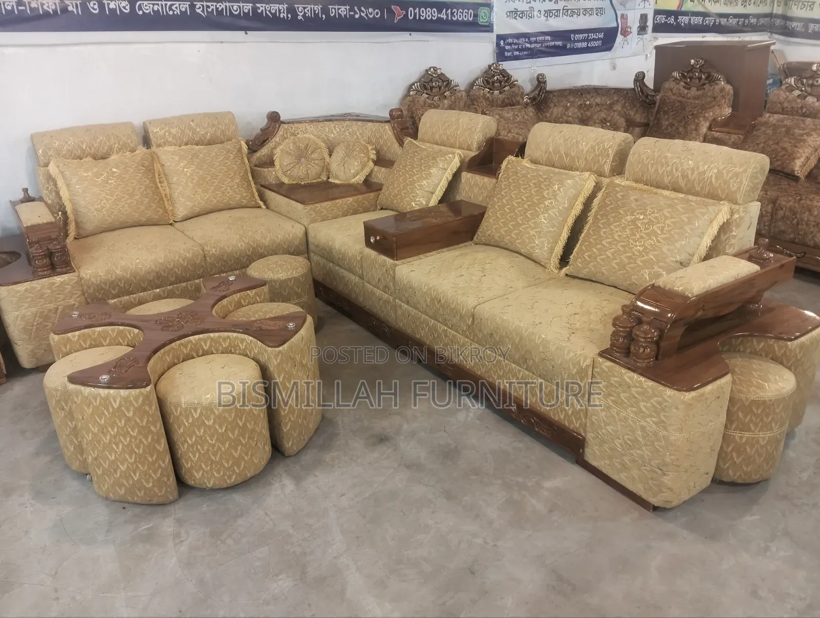 Teak Wood Sofa