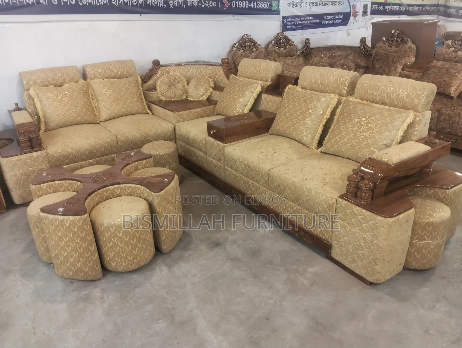 Teak Wood Sofa