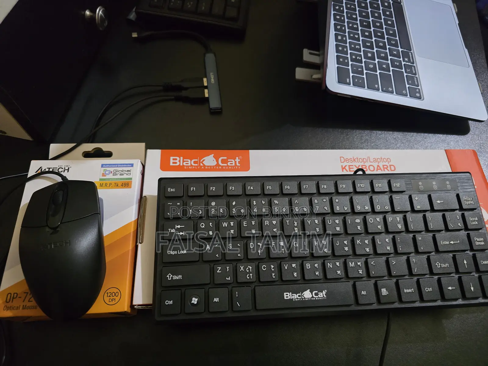 Used-new Mini Keyboard And A4 Tech Mouse For Sell