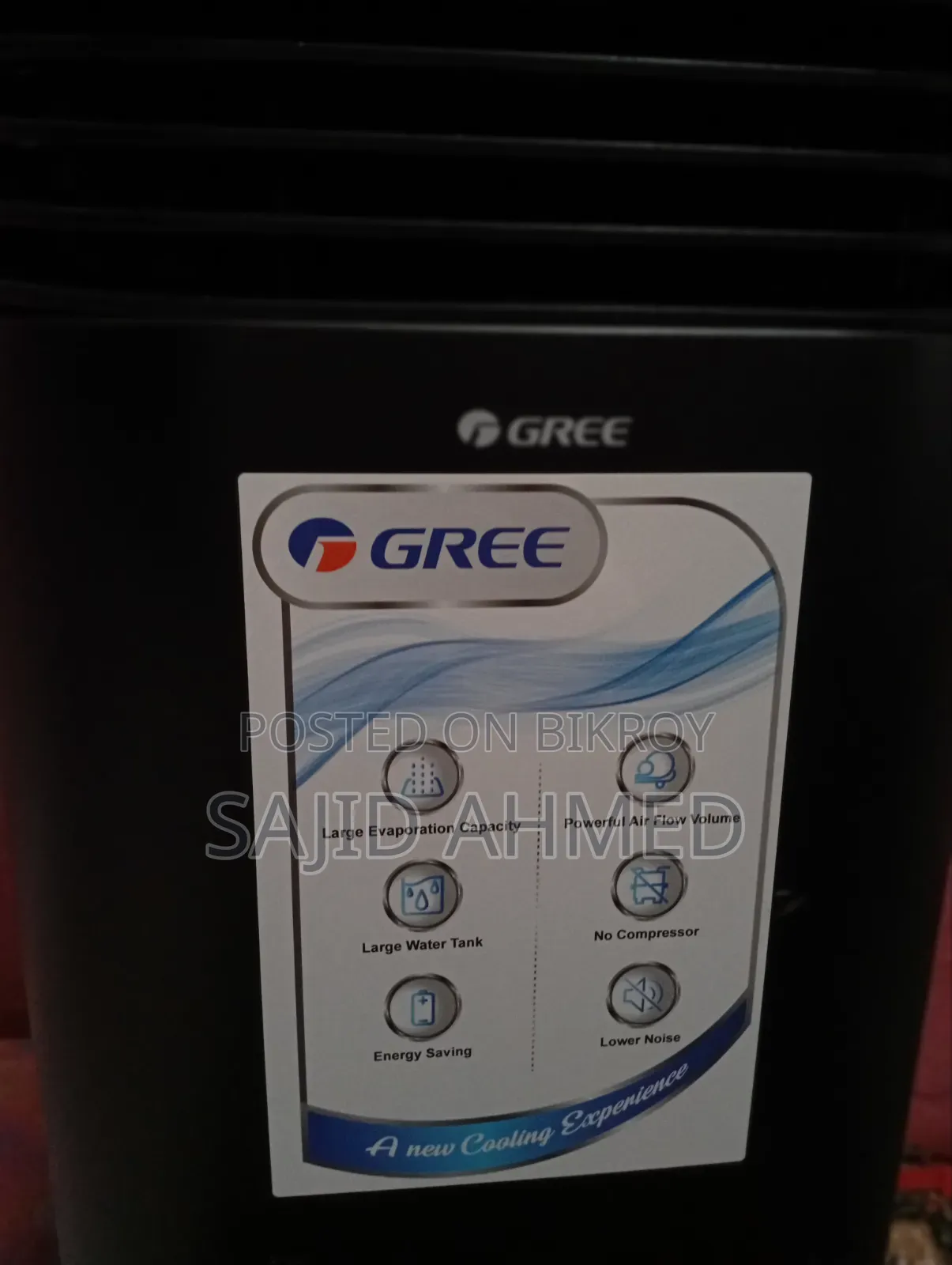 Gree Portable Air Cooler KSWK-2001dgl — Almost new for sale