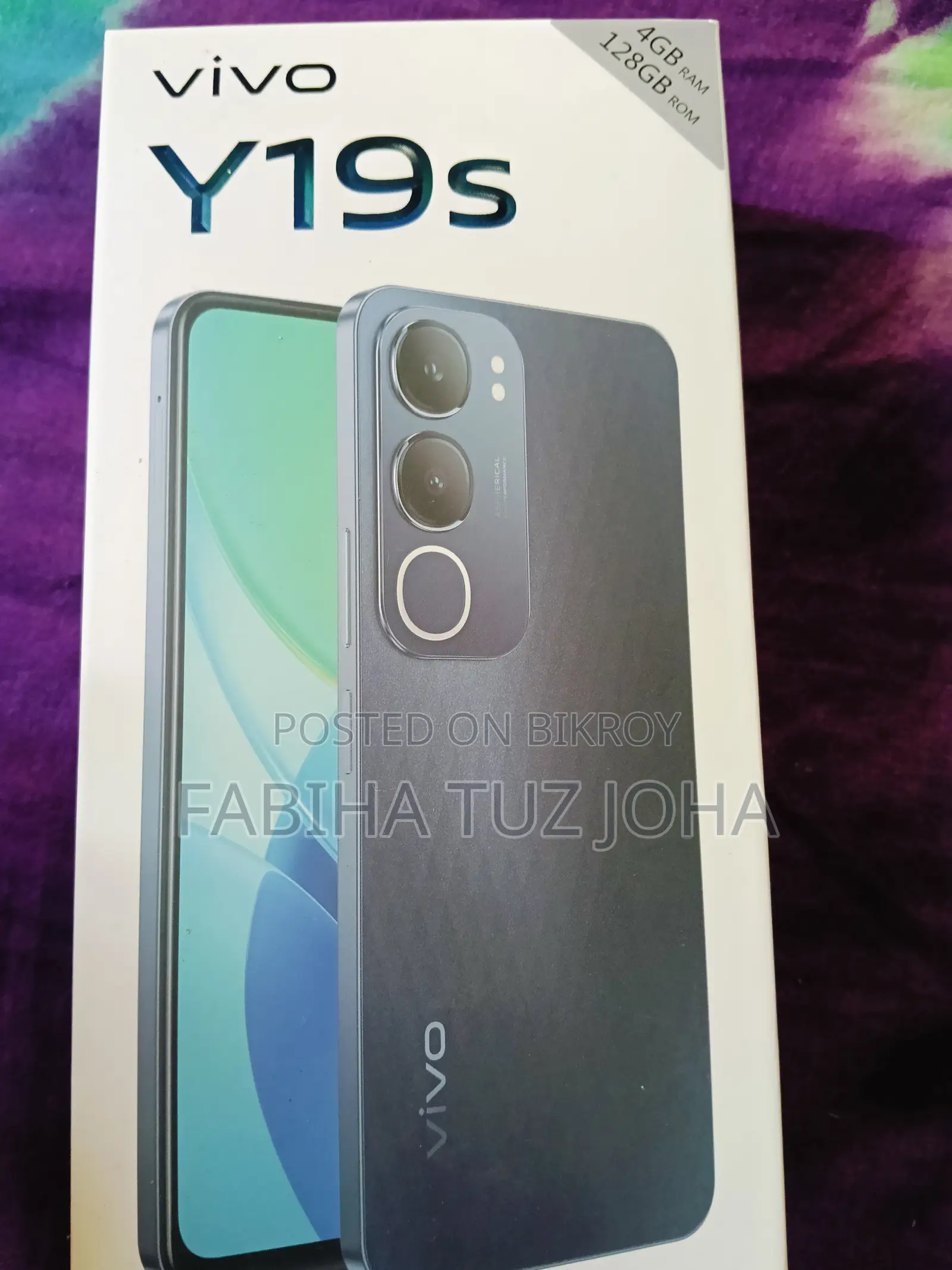 ভিভো ওয়াই১৯এস ৪জি ১২৮ জিবি সিলভার