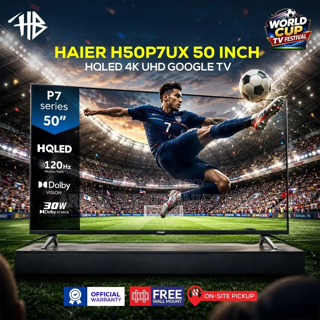 Haier H50p7ux 50" HQLED Smart Google TV Bright and Vivid Picture