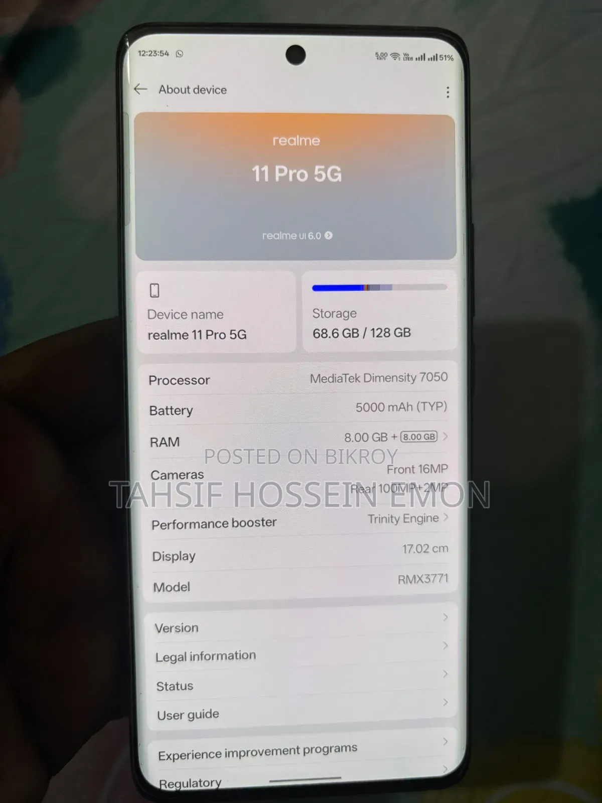 Realme 11 Pro 128 GB Green