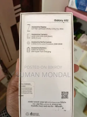 Samsung Galaxy A52 128 GB Black