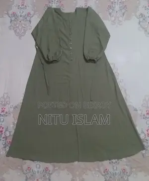 Excellent Brand New Olive Abaya at a Low Price