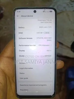 Oppo A5X 128 GB White