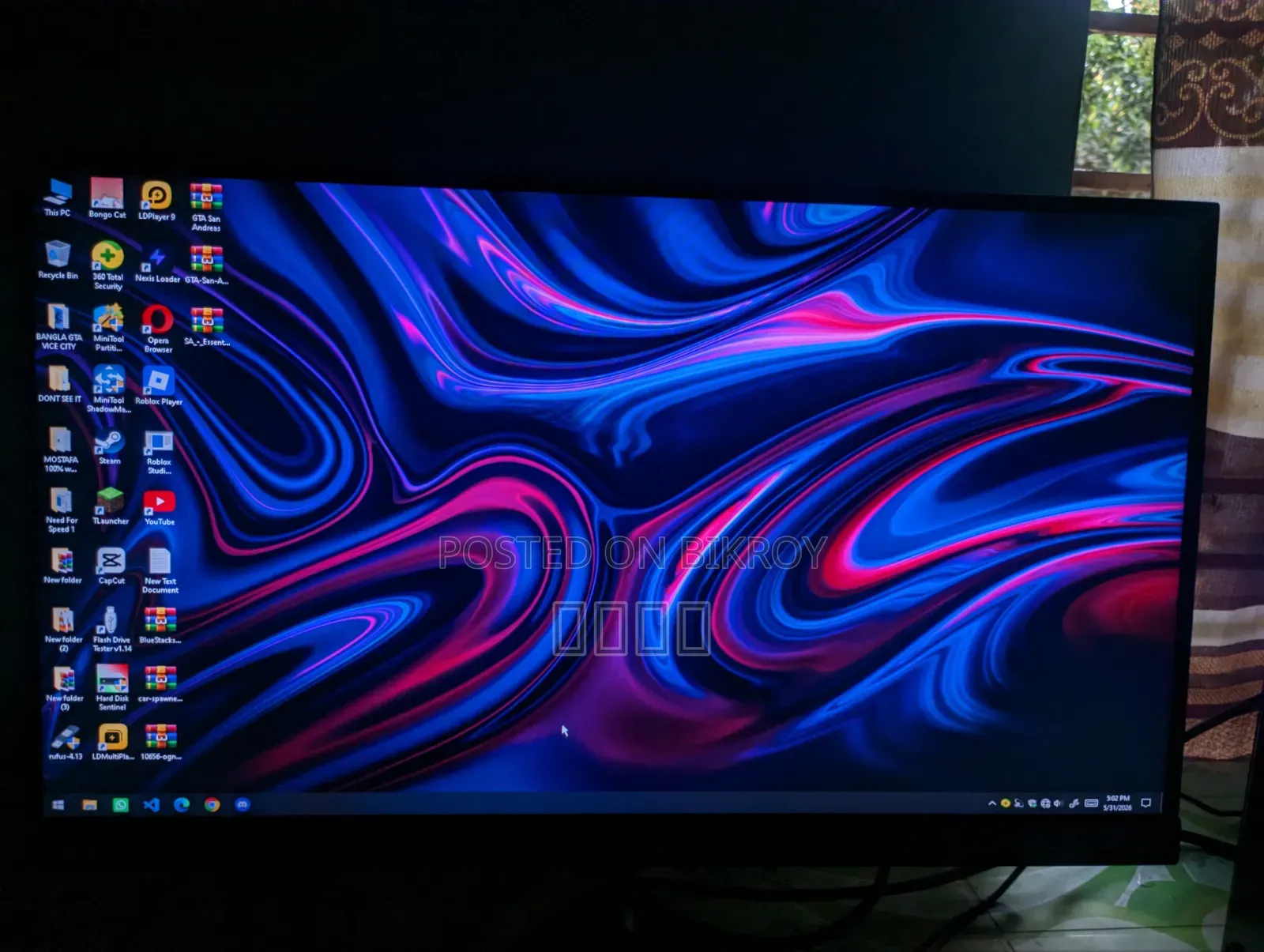 Desktop Computer Asus 8GB Intel Core I3 HDD+SSD 1.5T
