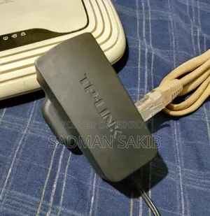 Tp-link Wi-fi Router With Adapter & Cable (Used)