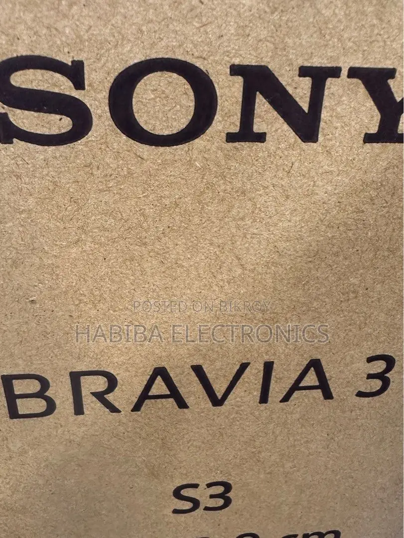 Sony Bravia 3 65" S30 Google Android HDR Led Tv