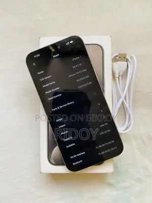 Apple iPhone 15 Pro Max 256 GB Silver