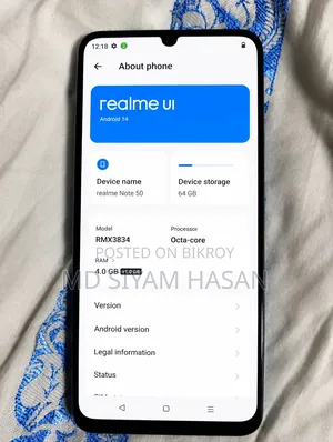 Realme Note 50 64 GB Purple