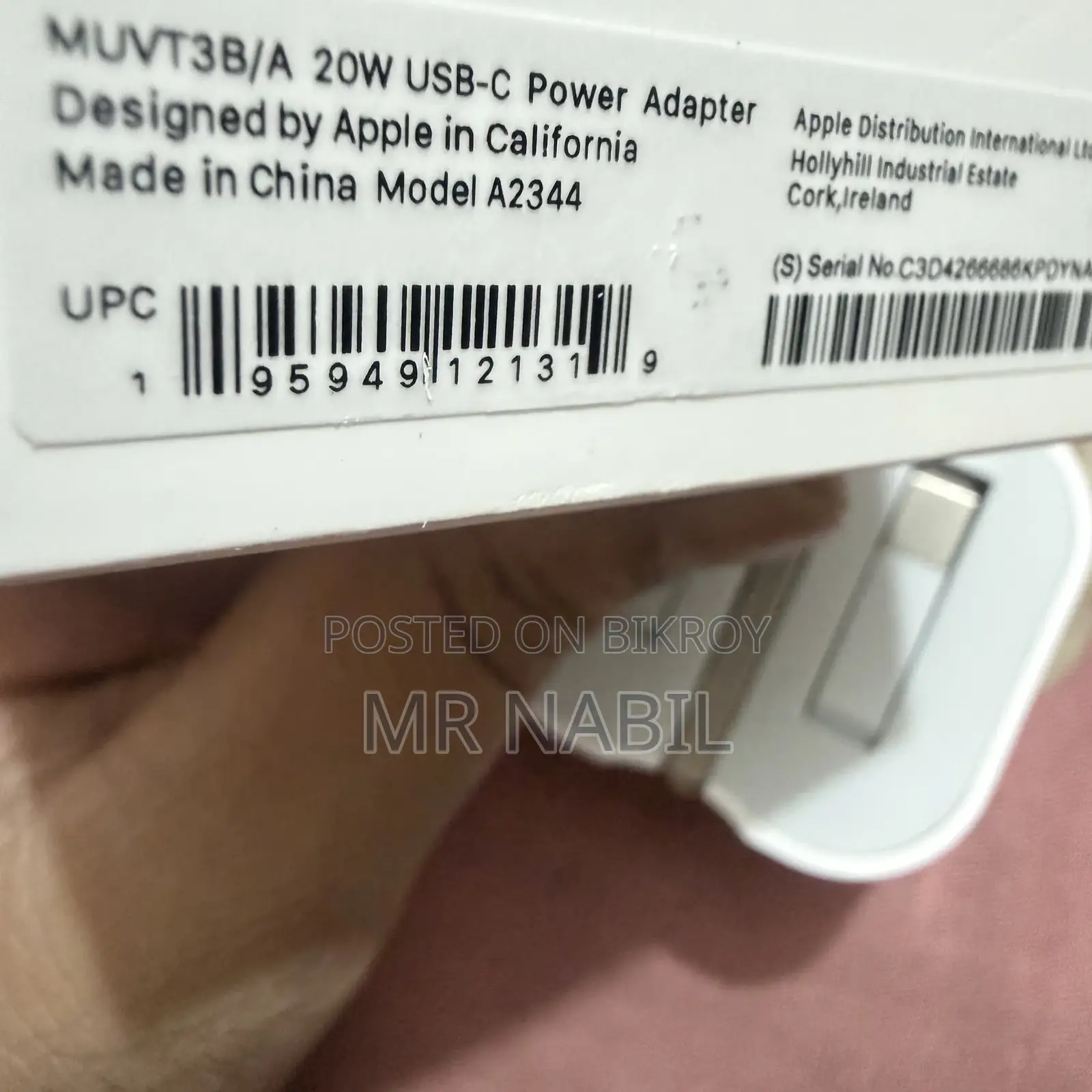 Original iPhone Charger 20W Adapter