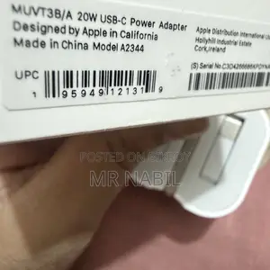 Original iPhone Charger 20W Adapter