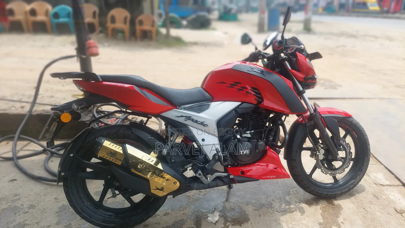 TVS Apache RTR 160 4V 2020 Red