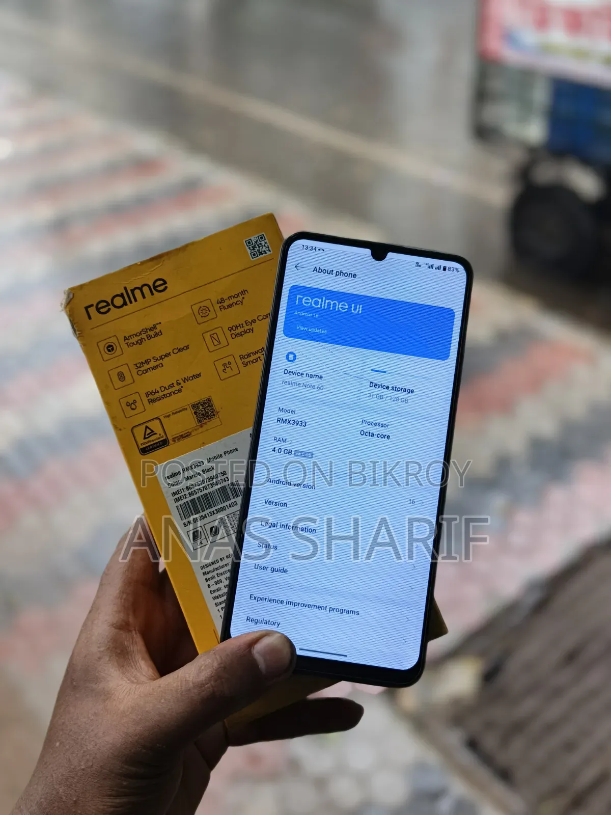 Realme Note 60 128 GB Black