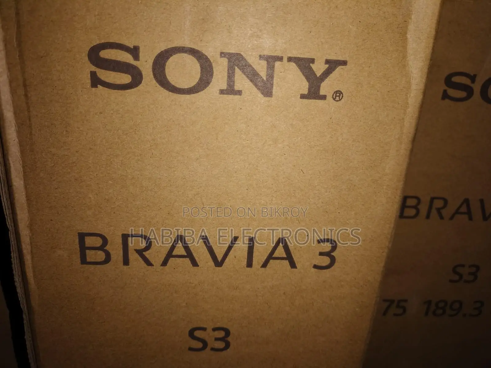 Sony Bravia 3 65" S30 Google Android HDR Led Tv