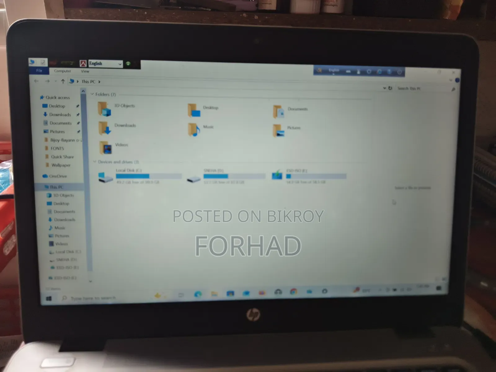 Laptop HP EliteBook 840 G3 8GB Intel Core i5 SSD 256GB