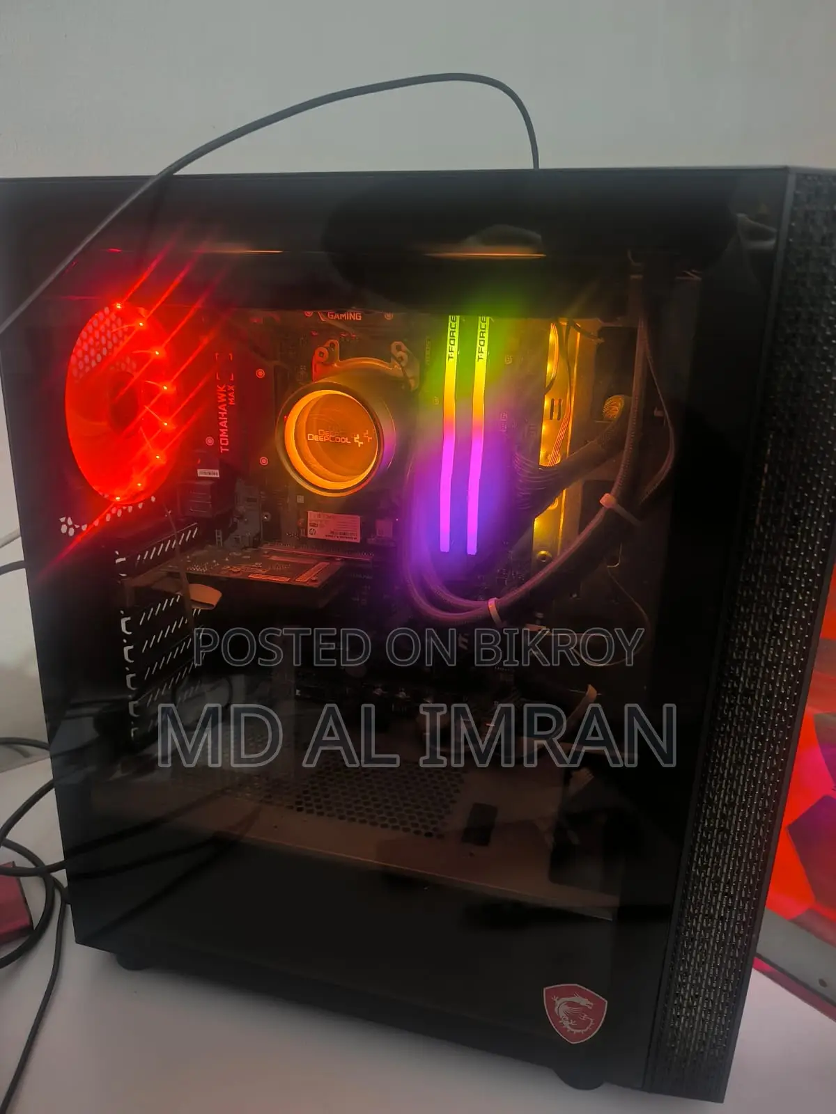 Desktop Computer MSI model 16GB AMD Ryzen 5 SSD 500GB