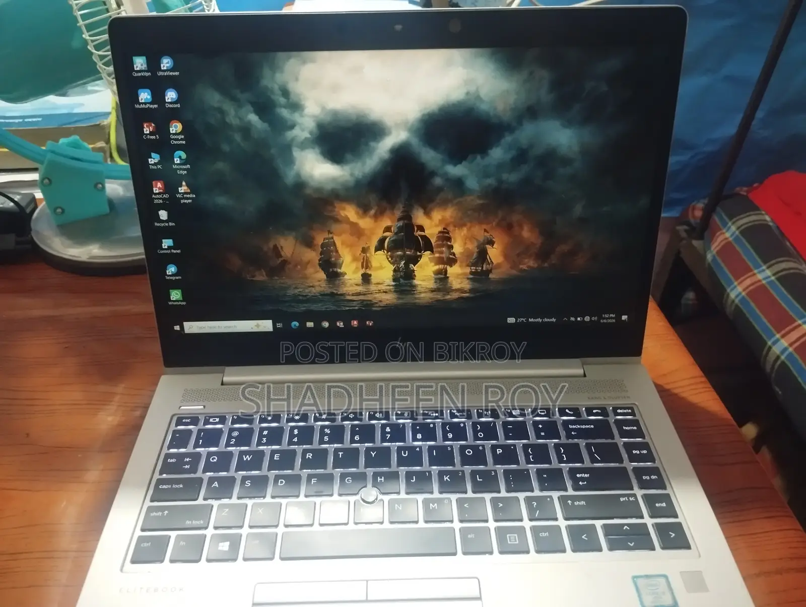 Laptop HP EliteBook 840 G6 16GB Intel Core I5 SSD 256GB