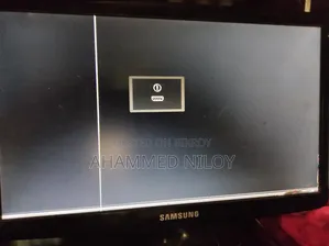 Samsung monitor has a line