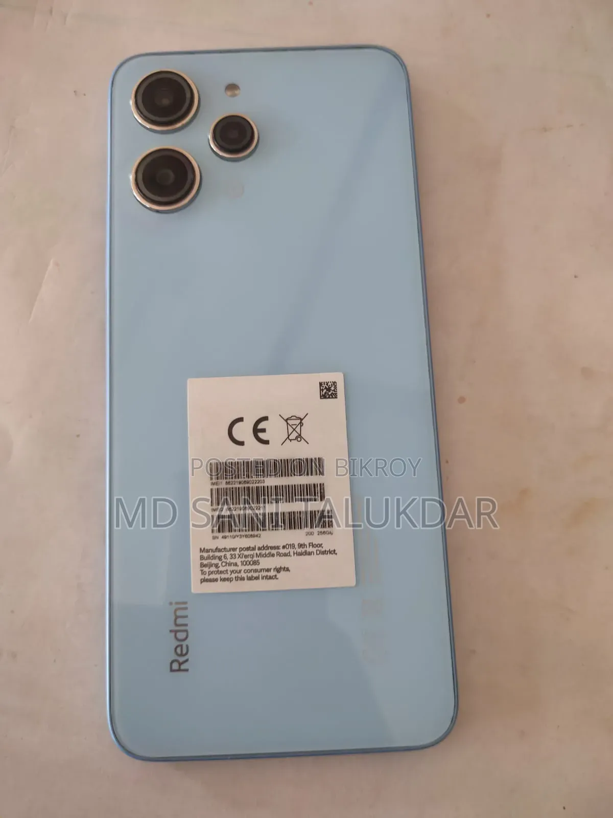 Xiaomi Redmi Note 12 256 GB Blue
