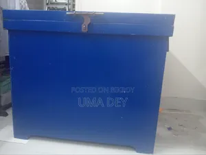 Blue Steel Trunk for Sale