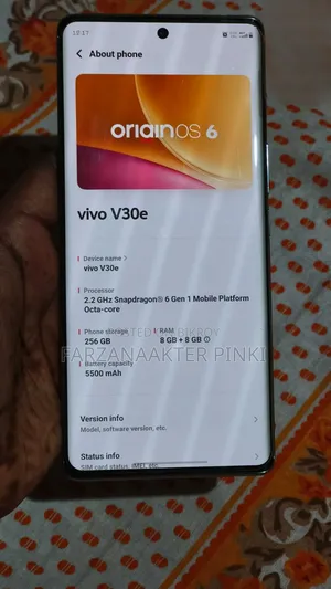 Vivo V30e 256 GB White