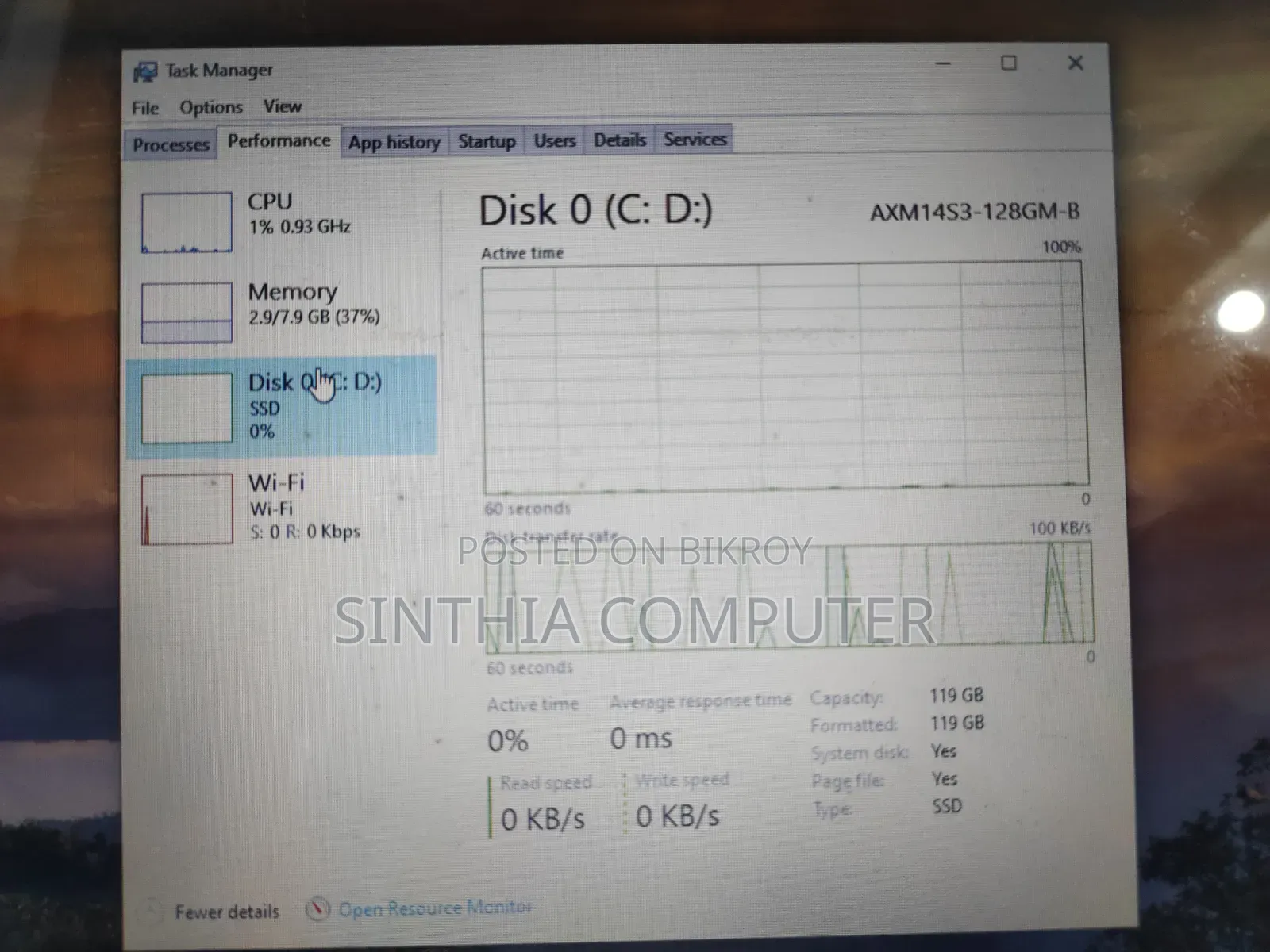 Laptop Sony VAIO SV-T1311M1E 8GB Intel Core 5 SSD 128GB