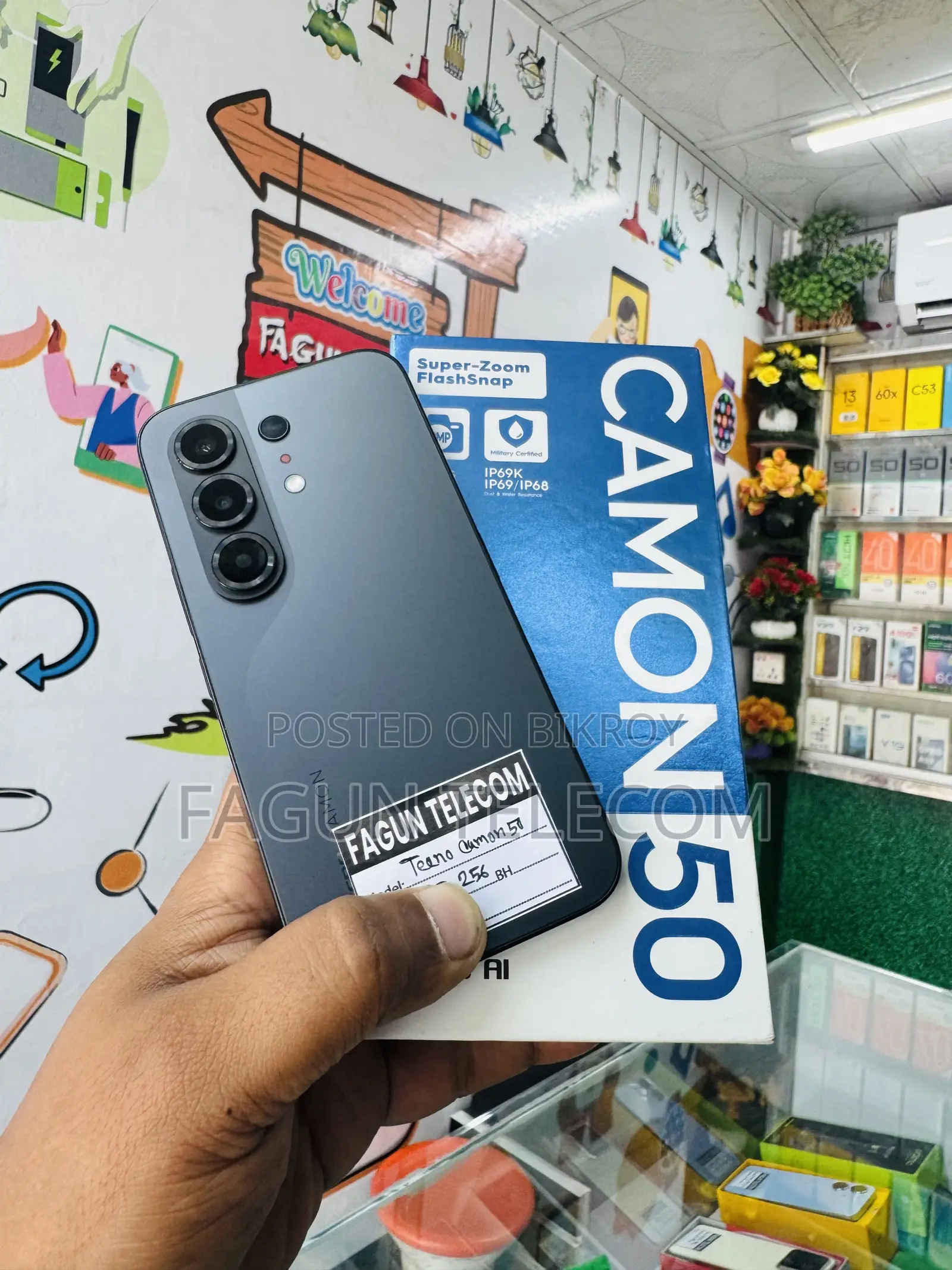 Tecno Camon 50 256 GB Black