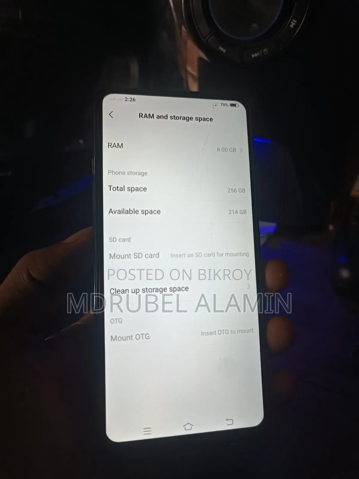 Vivo V15 256 GB Blue