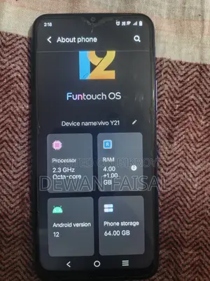 Vivo Y21 64 GB Blue