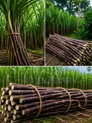Fresh 50-piece Sugarcane Bundle – Natural and Sweet Sugarcane