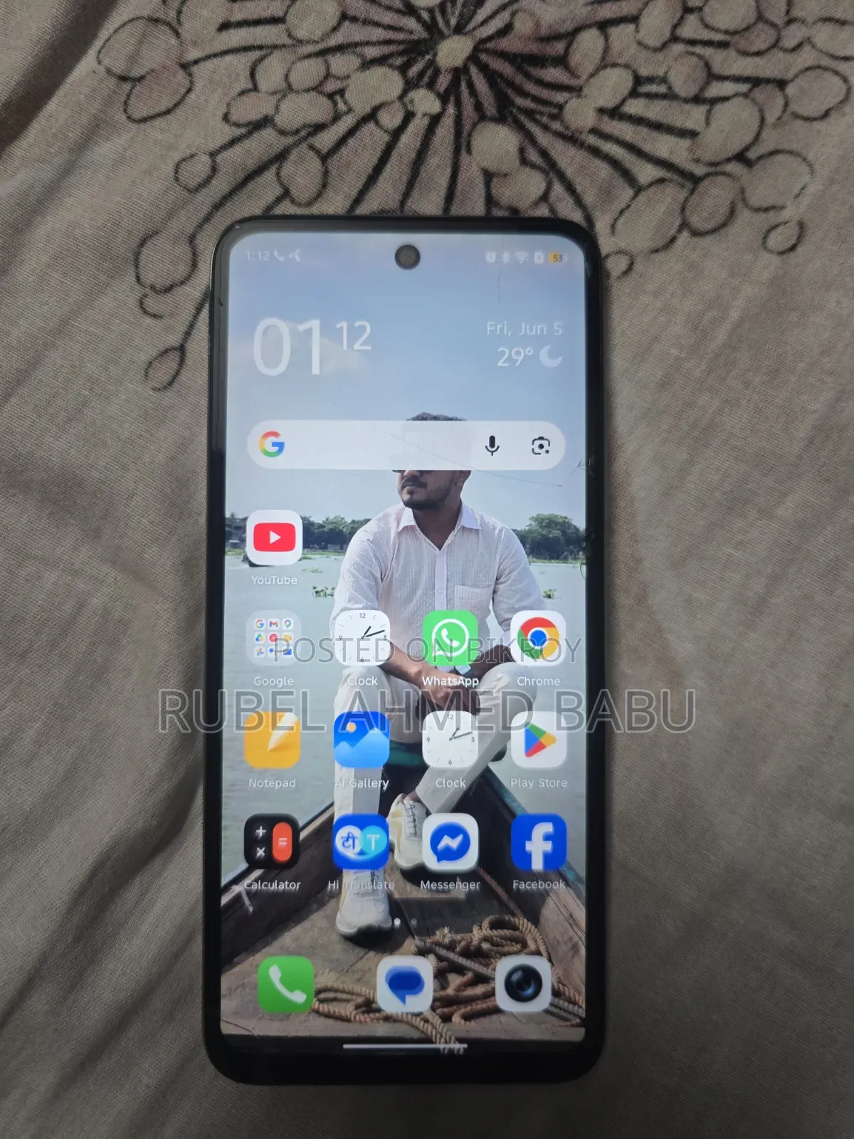 Infinix Hot 60i 256 GB White