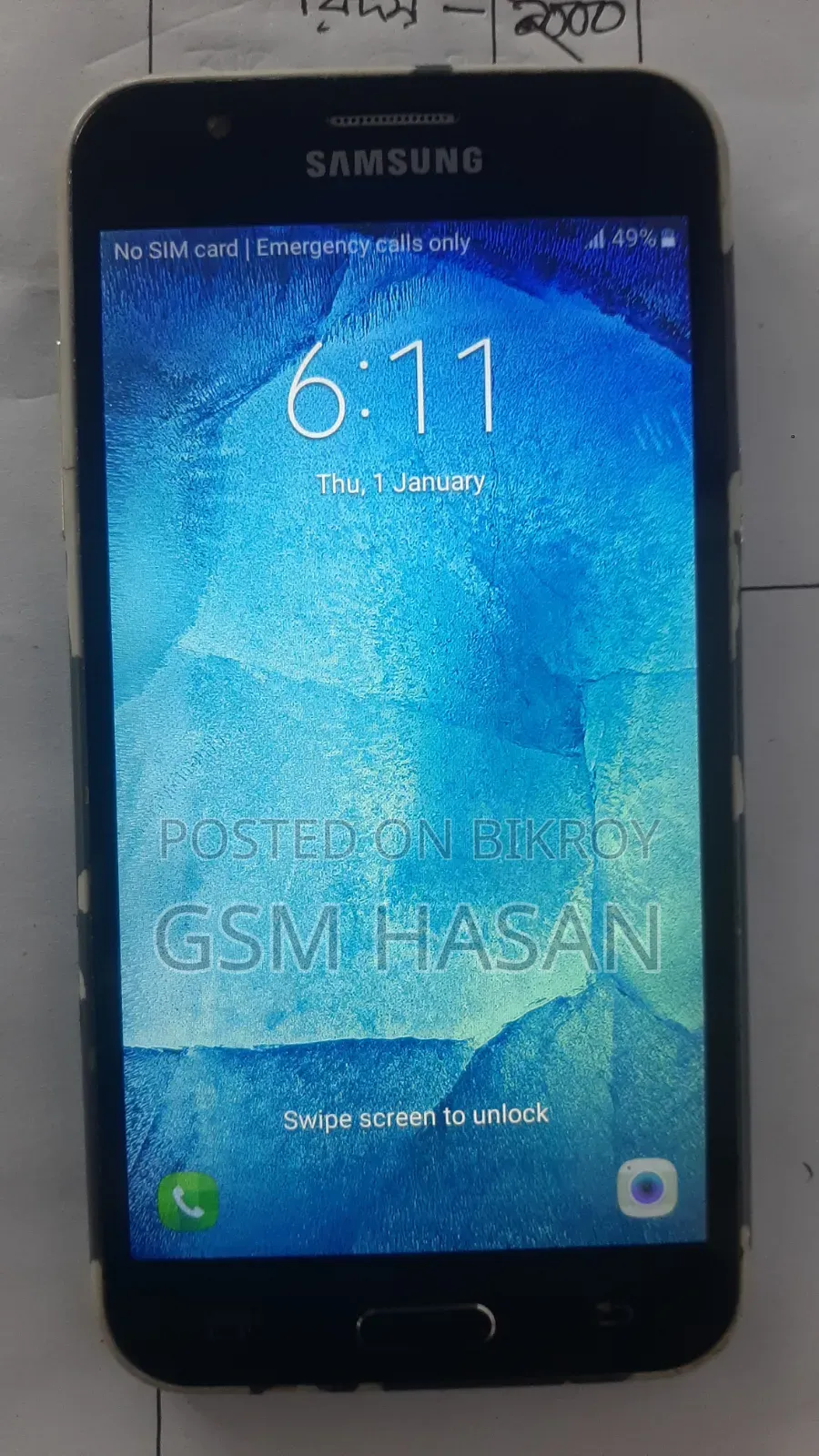 Samsung Galaxy J5 8 GB Black