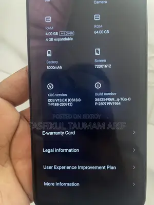 Infinix Smart 8 128 GB Blue
