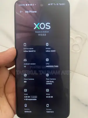 Infinix Smart 8 128 GB Blue