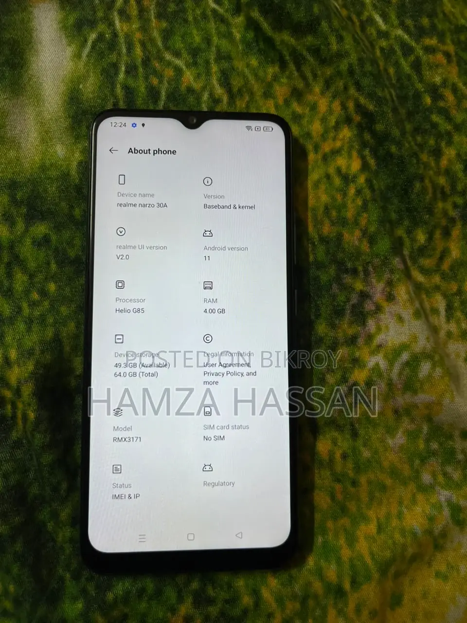 Realme Narzo 128 GB Blue