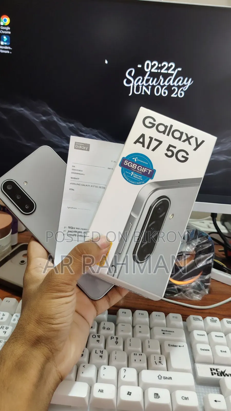Samsung Galaxy A17 5G 256 GB Gray