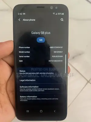 Samsung Galaxy S8 64 GB Black