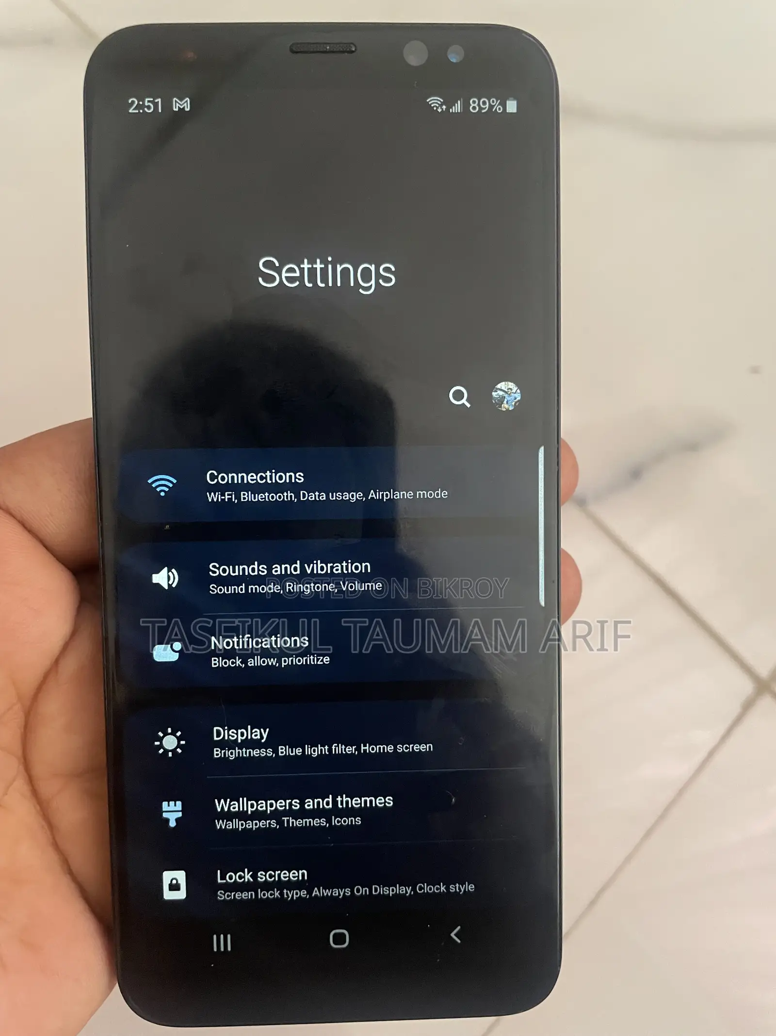 Samsung Galaxy S8 64 GB Black