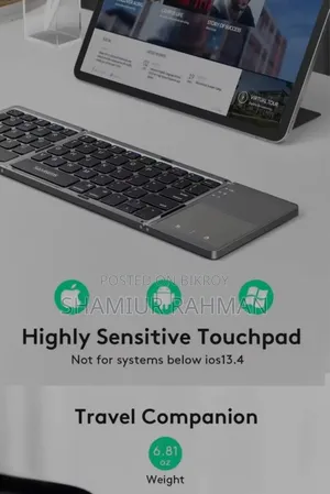 Foldable Keyboard And Touch Pad