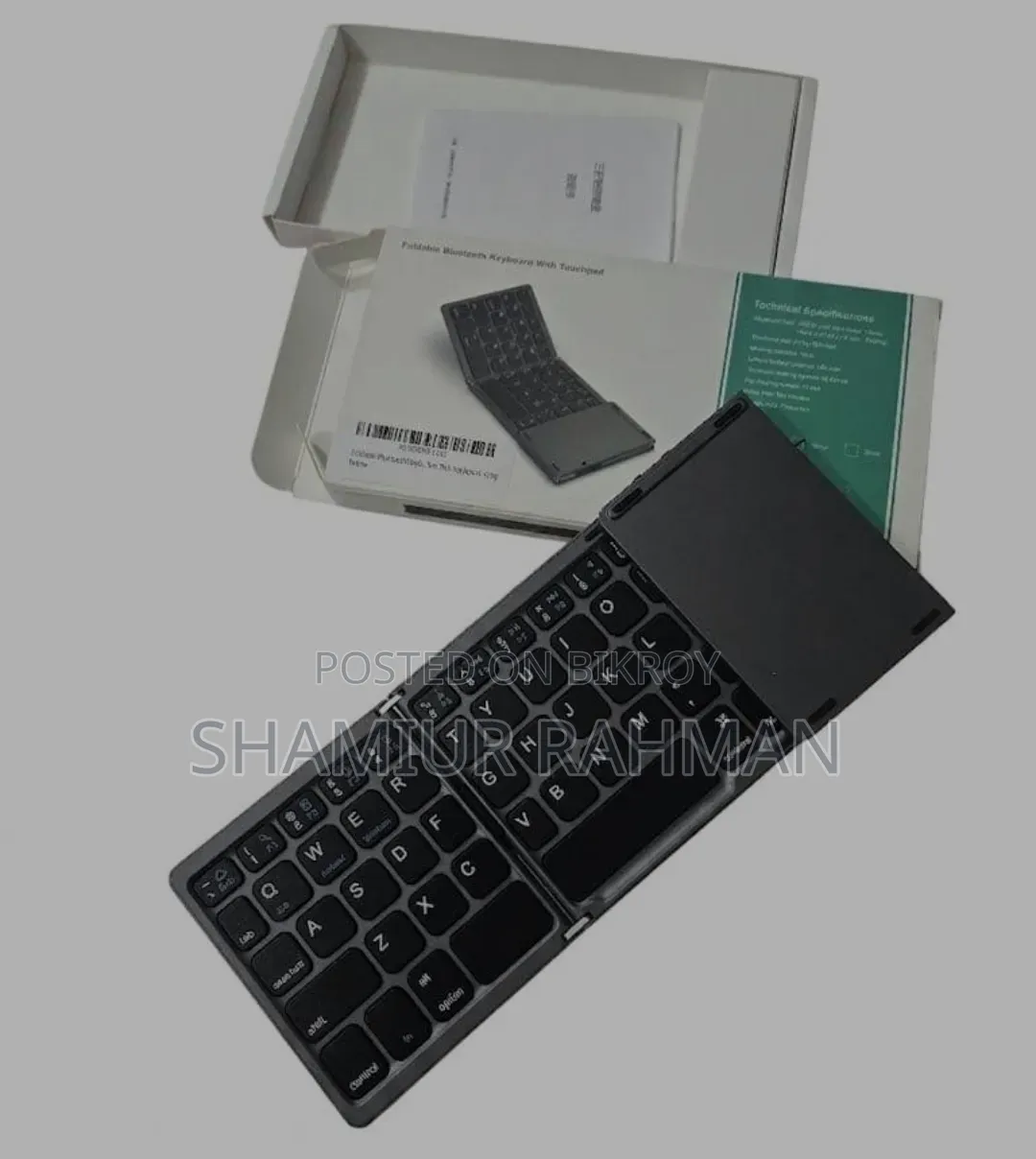 Foldable Keyboard And Touch Pad